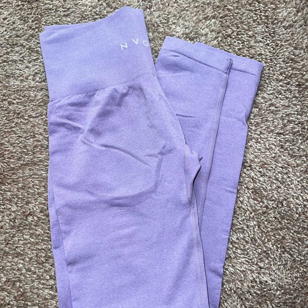 NVGTN Lilac Contour Seamless Leggings M